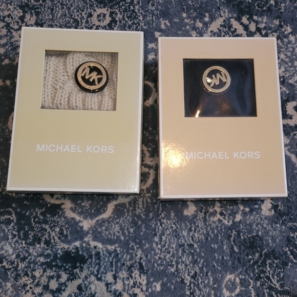 2pk MK Knit Boot Socks Michael Kors - Picture 2 of 4